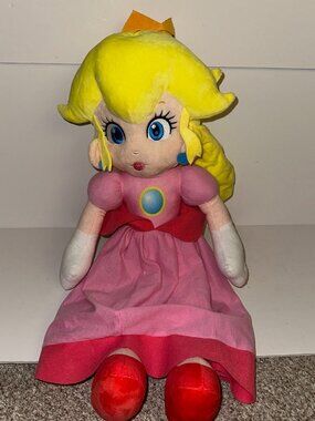 Super Mario Princess Peach 24" Jumbo Plush Toy Doll Nintendo 2024 by Good Stuff